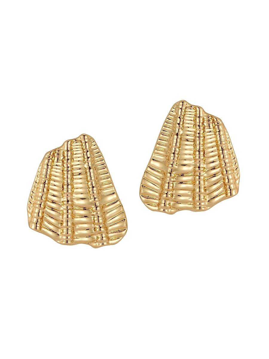 Women's Nellie 14K-Gold-Plated Stud Earrings - Gold