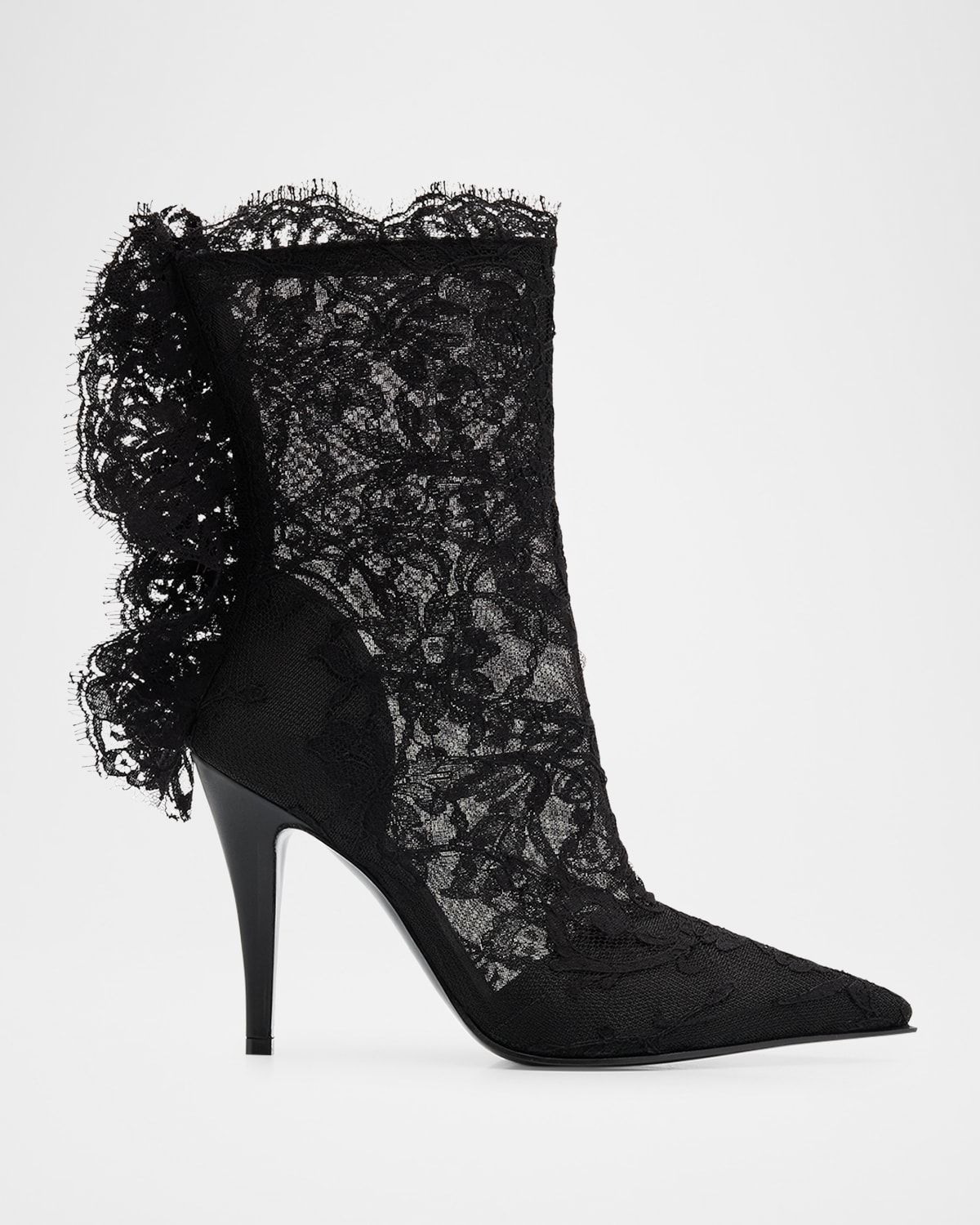 Heron Lace Ankle Boots