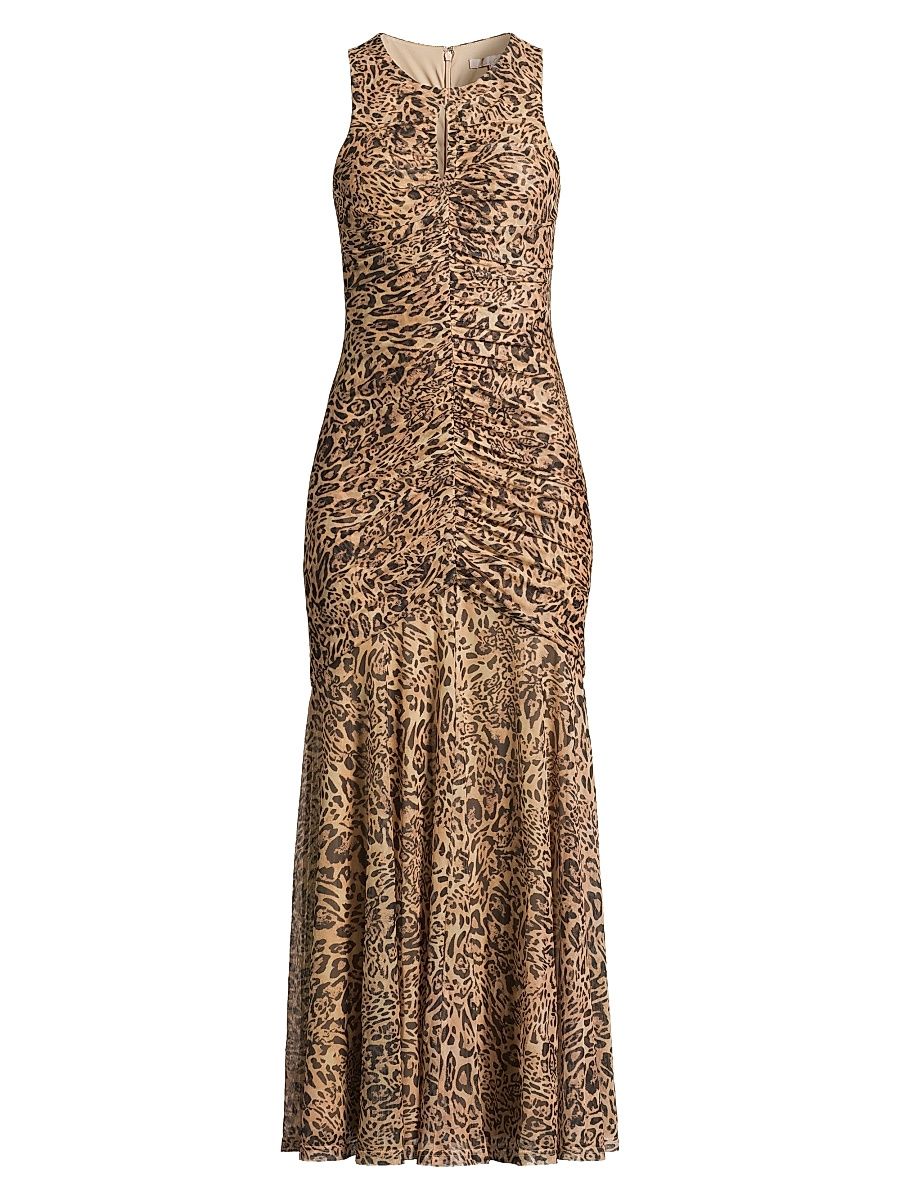 Women's Julia Leopard-Print Maxi Dress - Natural Leopard - Size XL