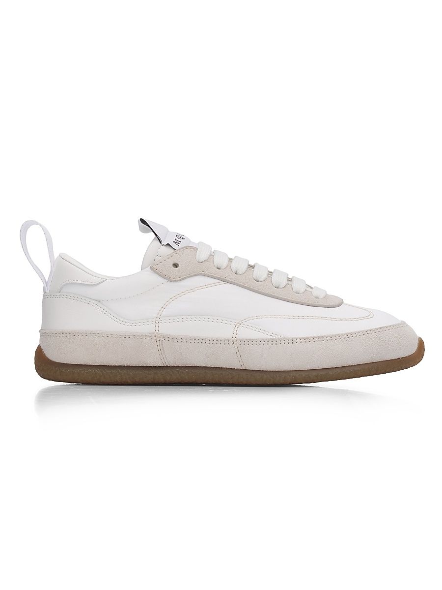 Women's EC1 Leather Low-Top Sneakers - White Lamb - Size 11.5