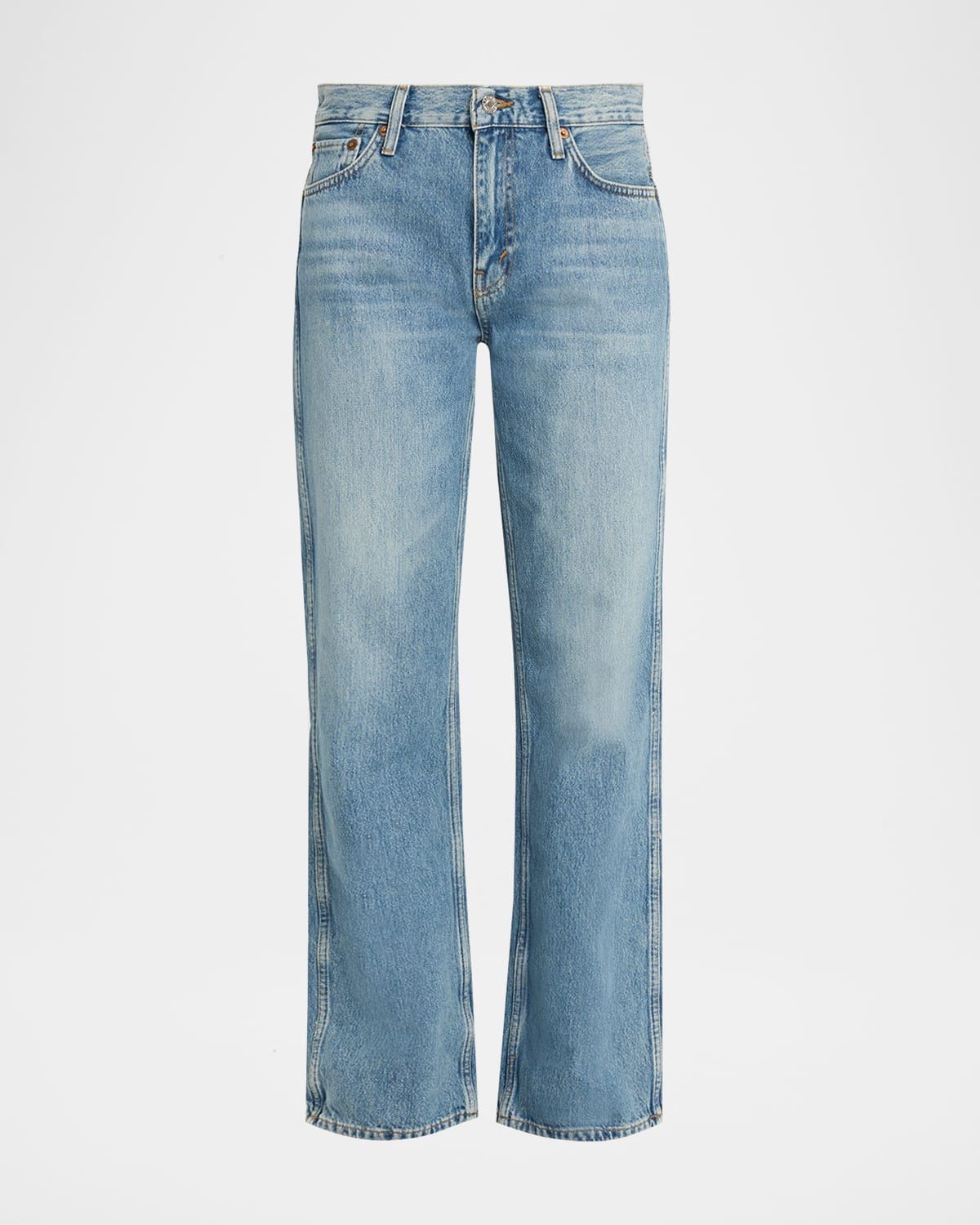 90s Mid-Rise Loose Jeans