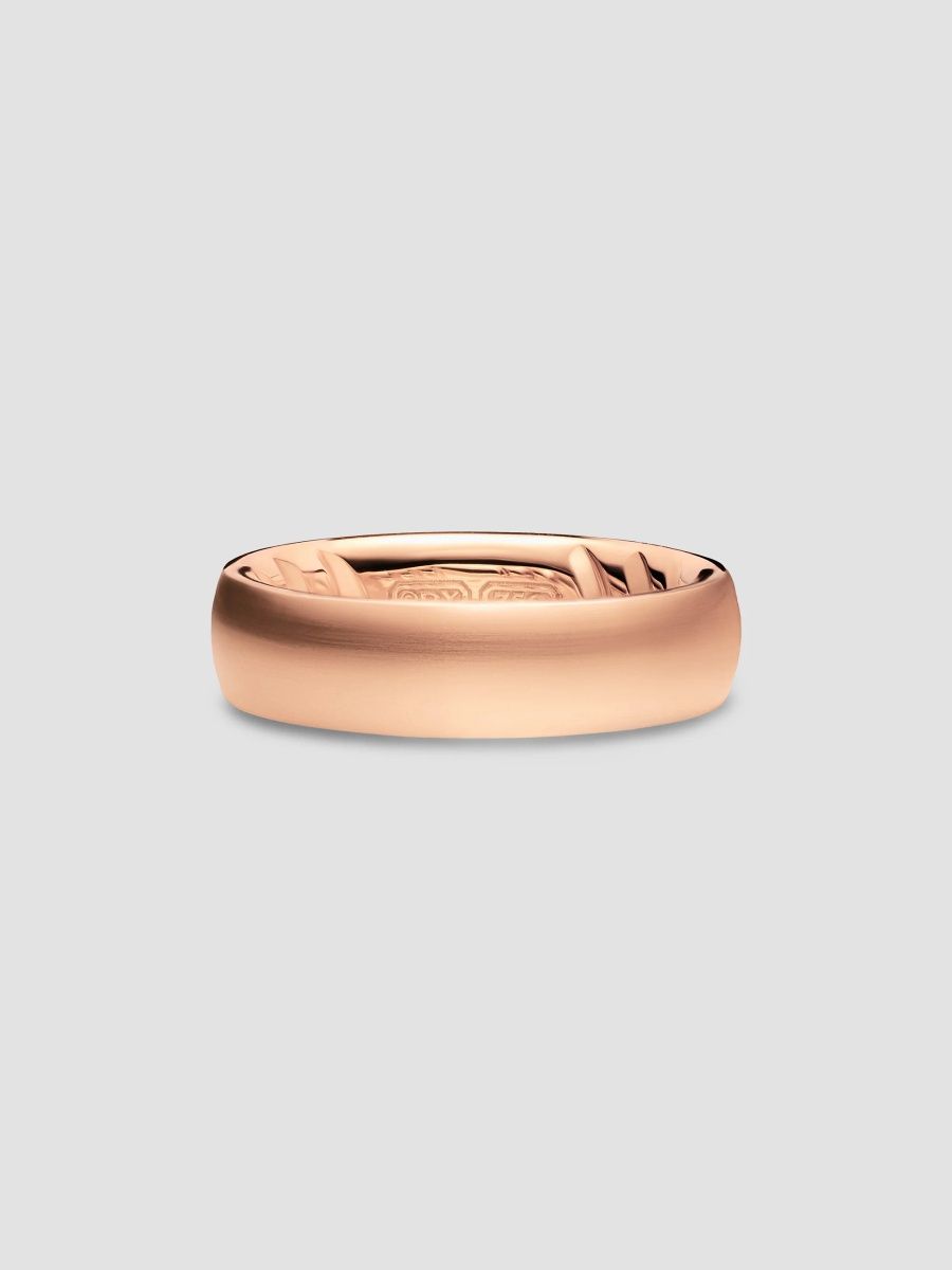 David Yurman Men's Streamline Band Ring in 18K Rose Gold, 6.2MM - Rose Gold - Size 12.5