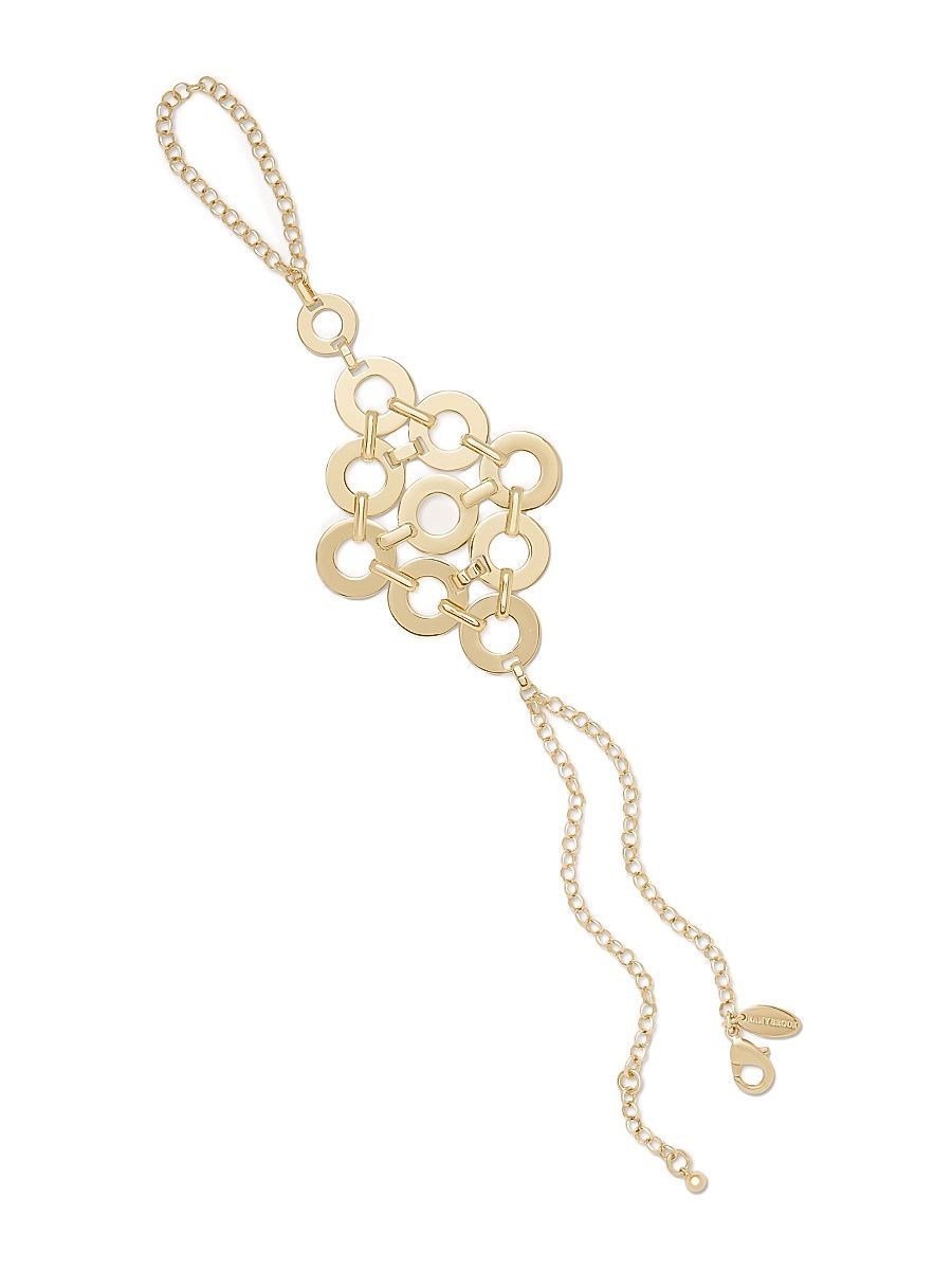 Women's Ring Link Helen Goldtone Ring & Bracelet - Gold