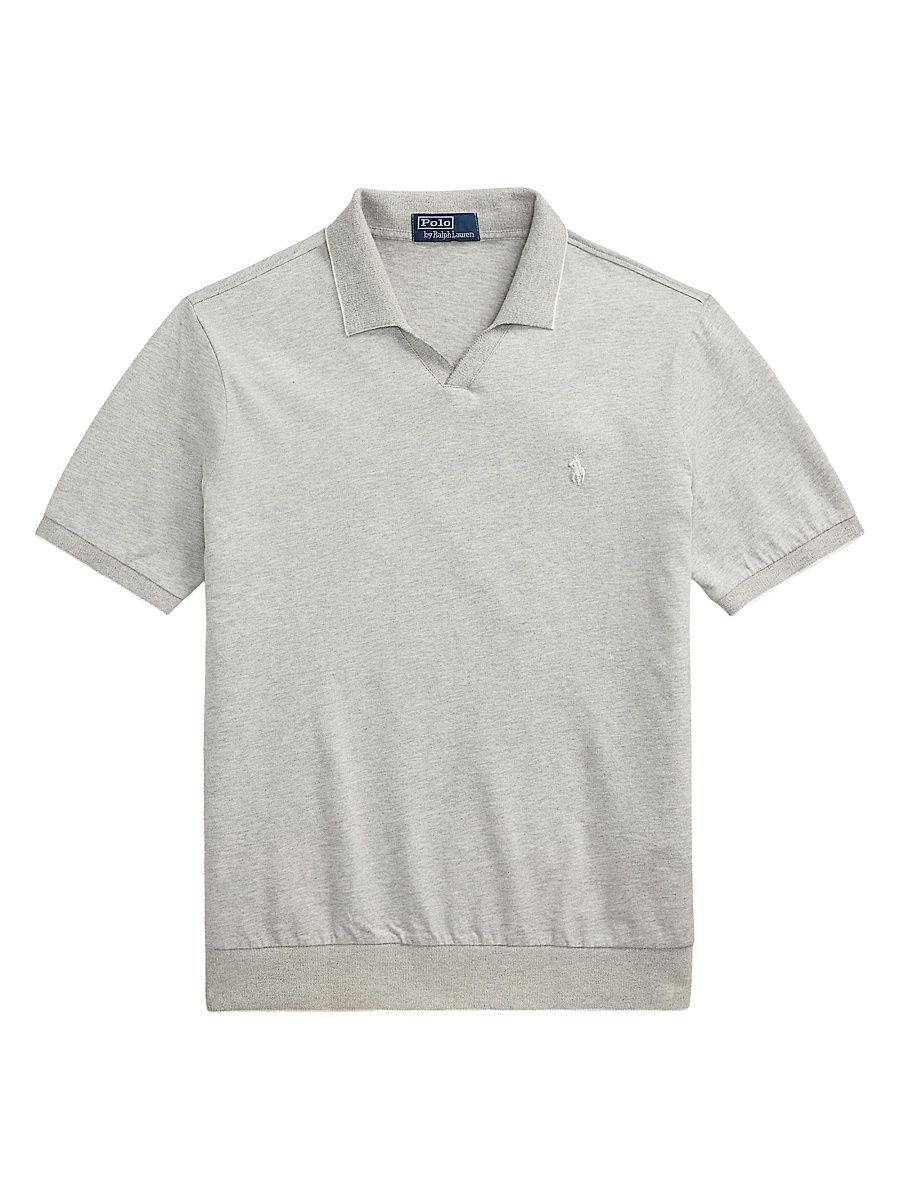 Men's Heathered Polo Shirt - Andover Heather - Size XXL