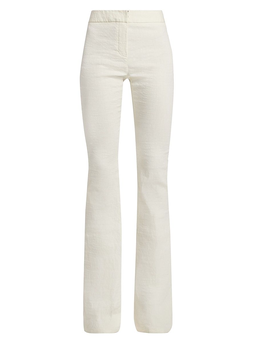 Women's The Fae Mid-Rise Flared Pants - Grey - Size 2