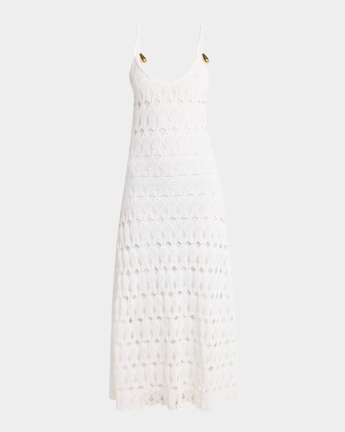 Fish Lace Sleeveless Dress