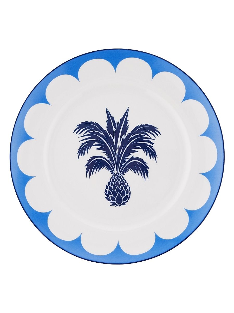 Jaipur 2-Piece Dessert Plate Set - Blue