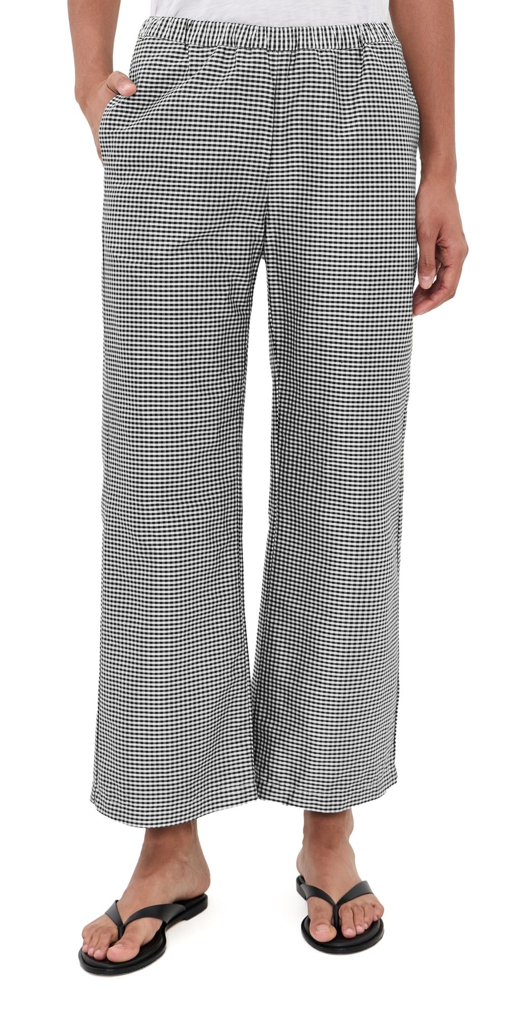 Damaris Bailey Isla Pants Black/White Gingham M