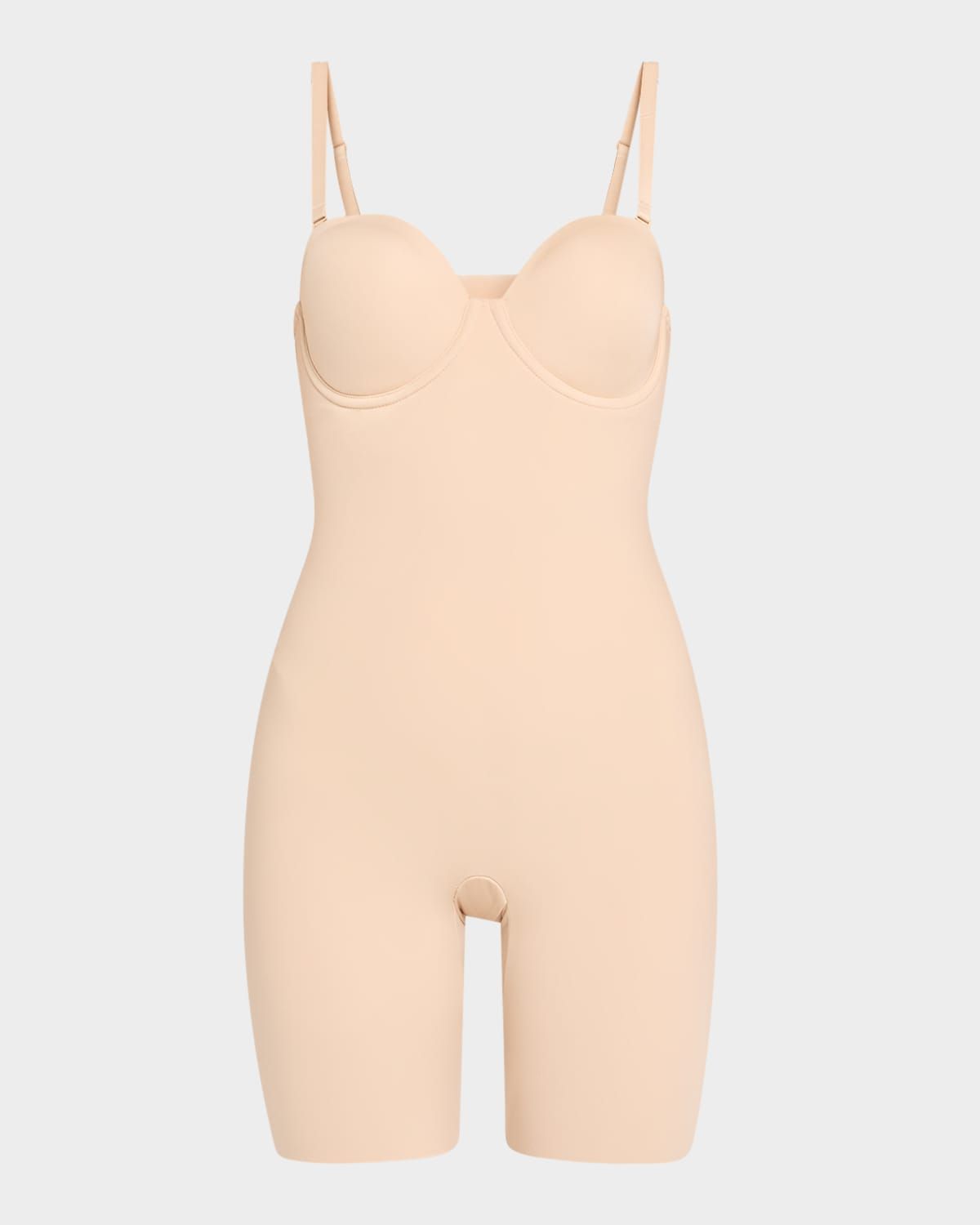 Red Carpet Full-Cup Thigh Shaper Bodysuit