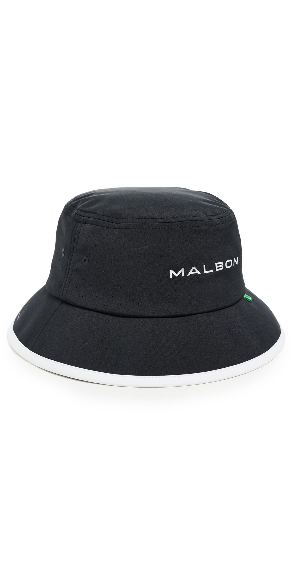 Malbon Performance Tech Bucket Hat Black S/M