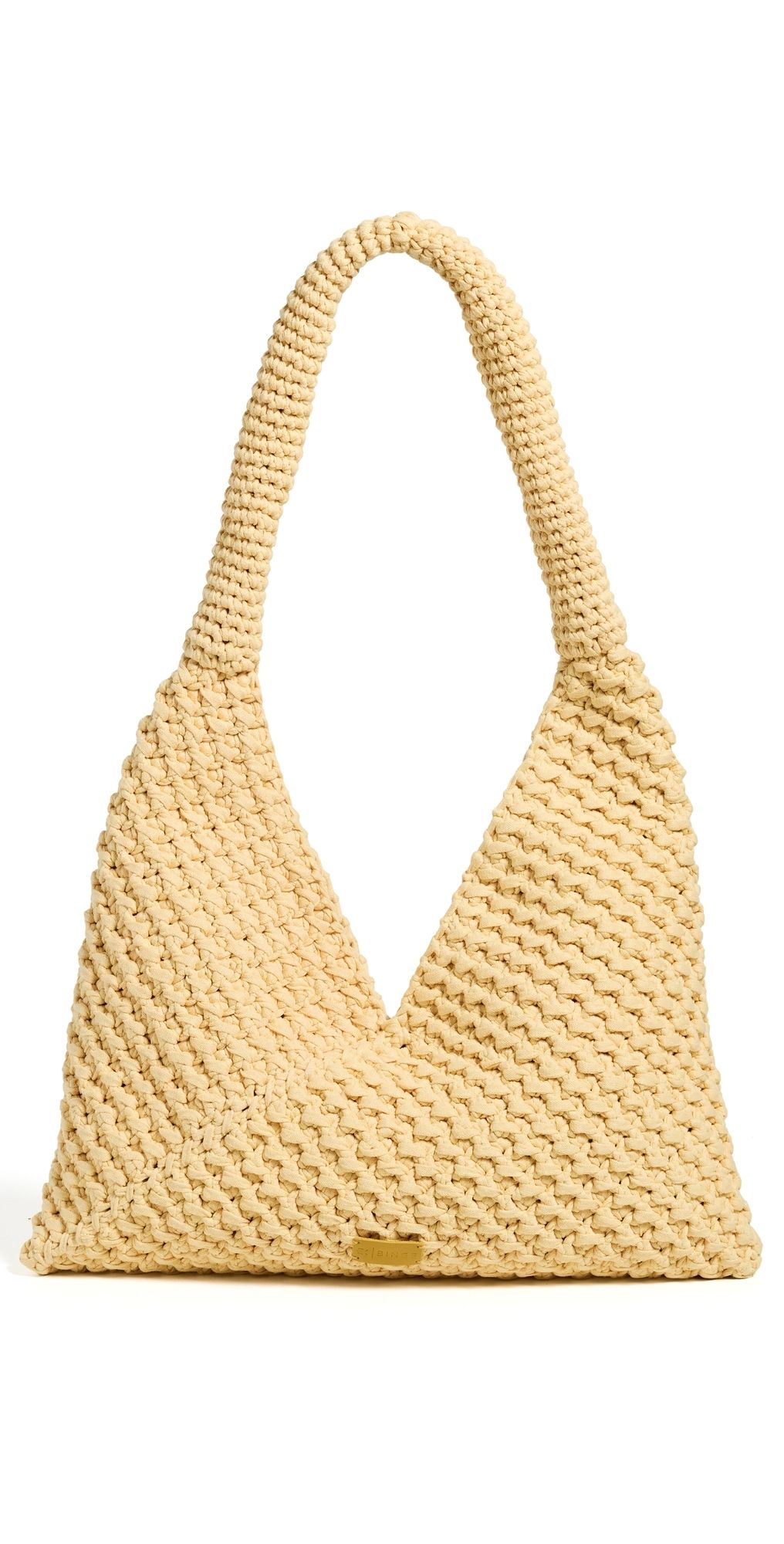 Binge Knitting Lara Triangle Tote Butter One Size