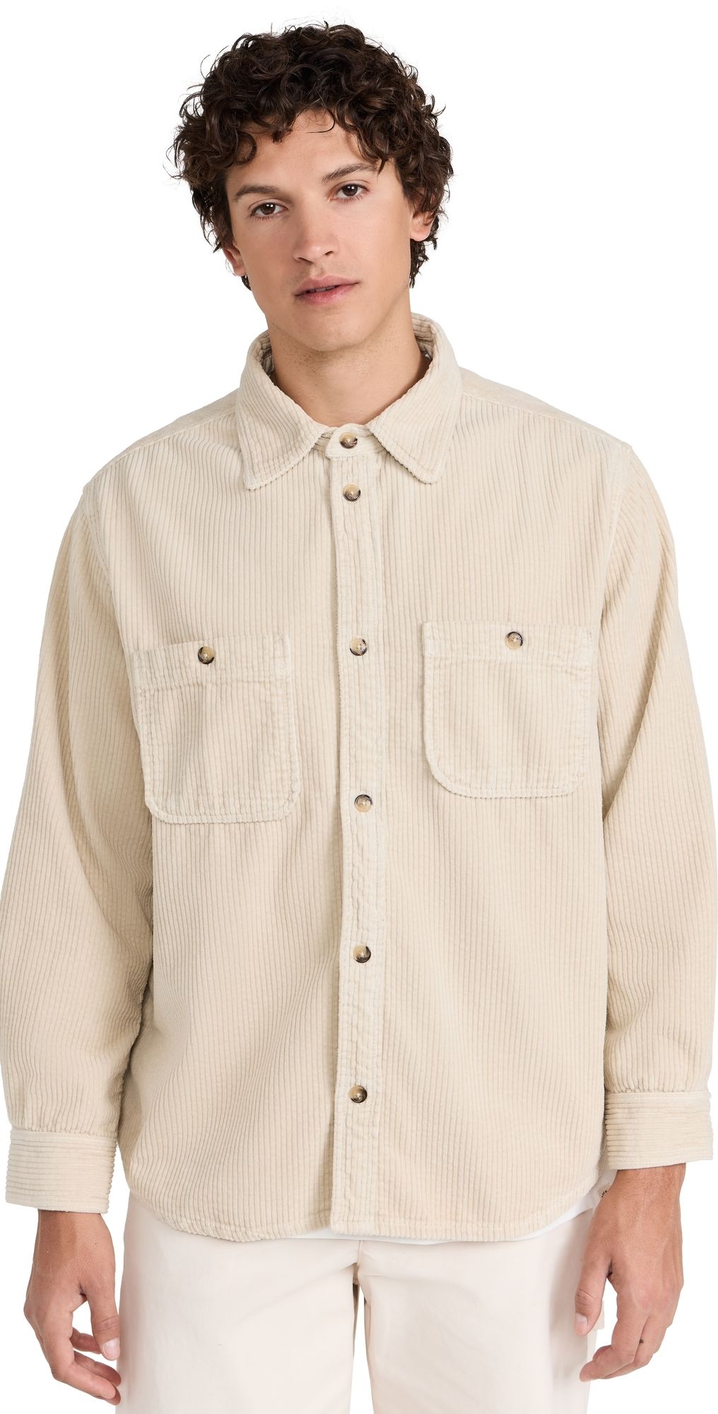 Isabel Marant Nario Corduroy Shirt Ecru L