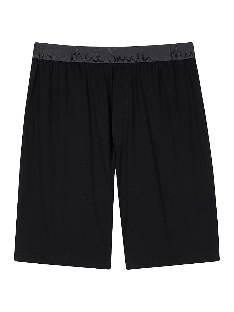 Men's Elias Cotton Shorts - Black - Size XL
