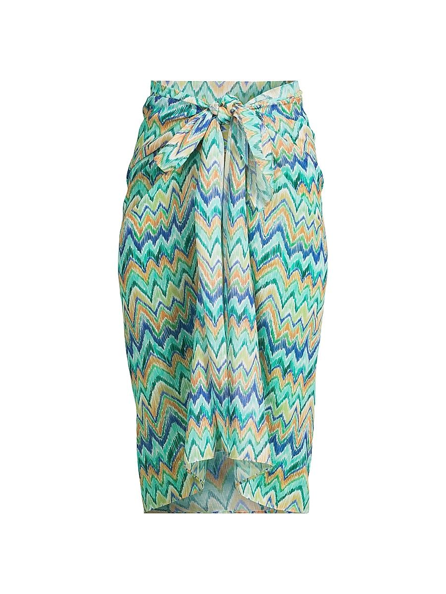 Women's Chevron Knot Sarong - Tropical Multi
