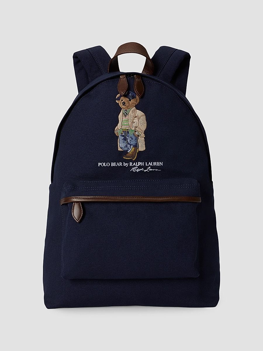 Polo Ralph Lauren Men's Polo Bear Canvas Backpack - Newport Navy