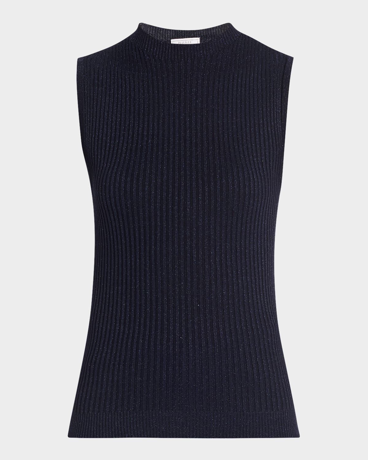 Sleeveless Rib Knit Top