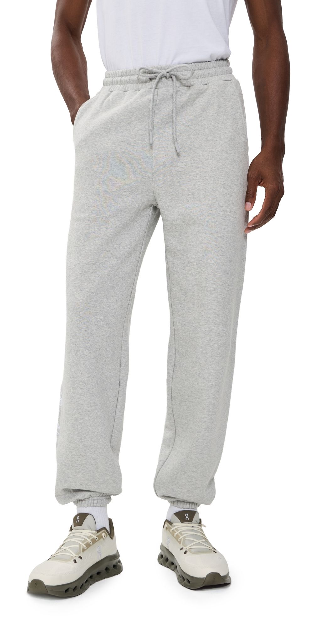 Malbon Clubhouse Sweatpants Heather Grey XXL