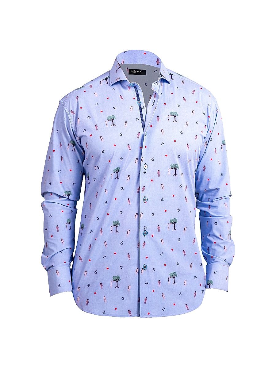 Men's Einstein Stretch Ascension Shirt - Blue - Size Large