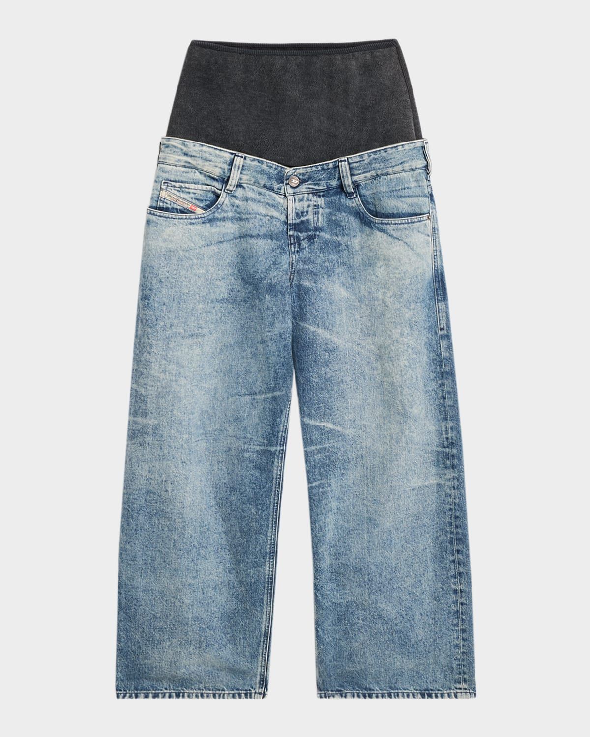 Men & apos;s Drop-Waist Cotton & Hemp Jeans