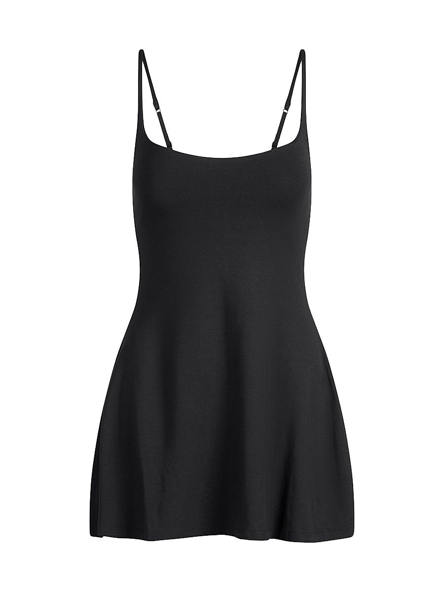 Women's Smooth Layers Scoop Neck Minidress - Obsidian - Size Small