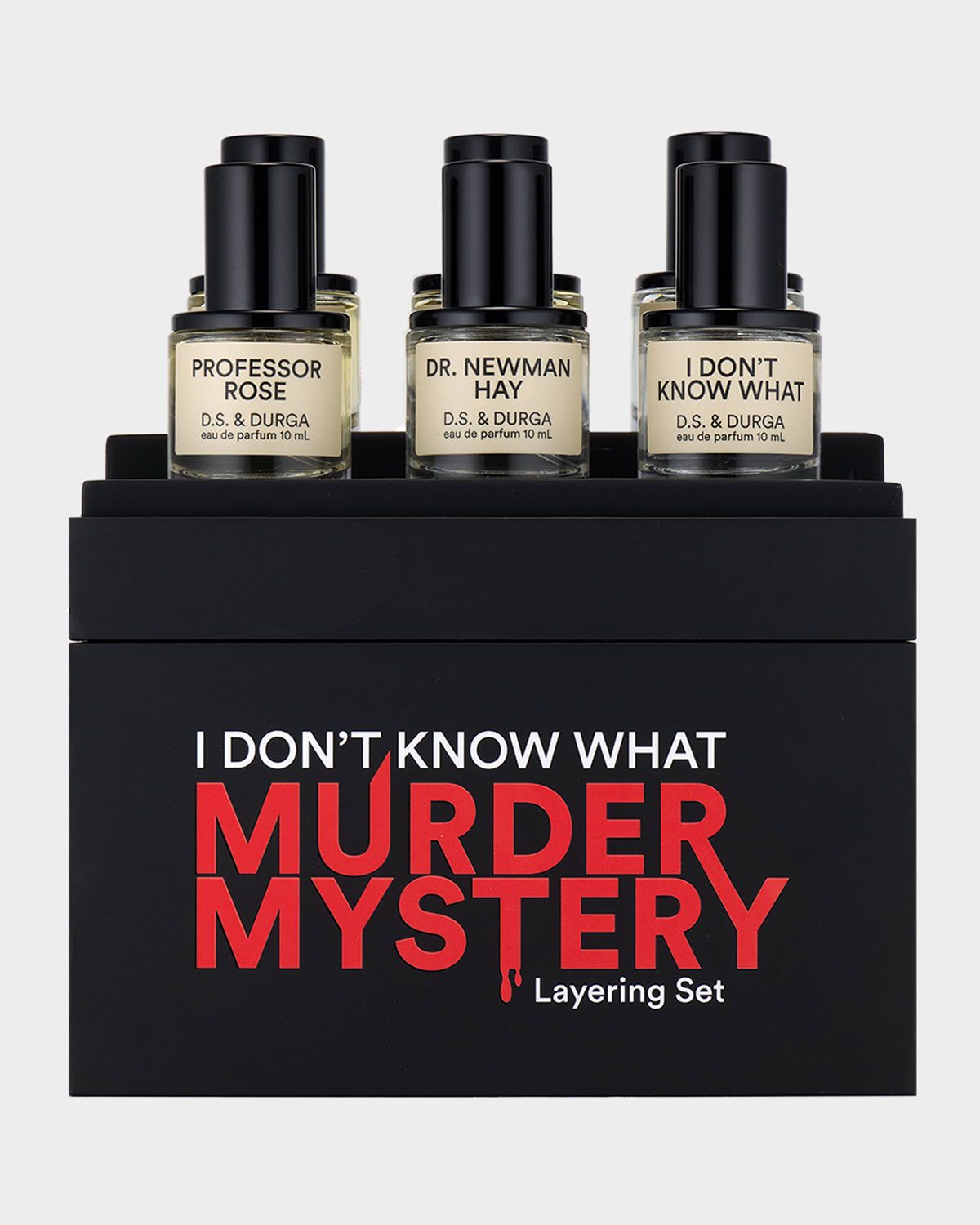 I DON'T KNOW WHAT Murder Mystery Layering Eau de Parfum Set, 6 x 0.3 oz.