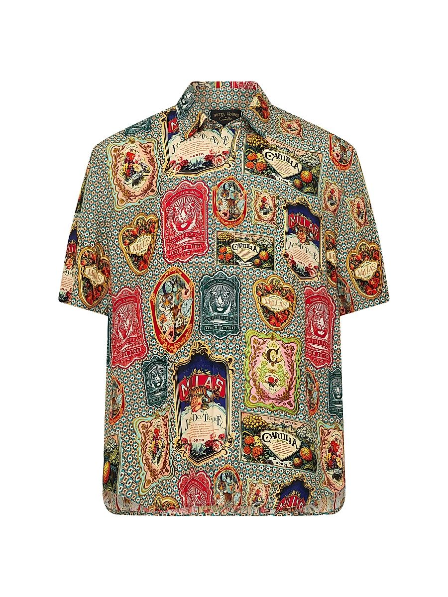 Men's Soap Opera Printed Oversized Shirt - Soap Opera - Size Small