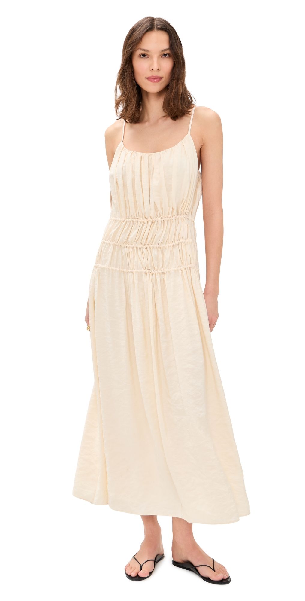 Jenni Kayne Wynn Dress Cream S