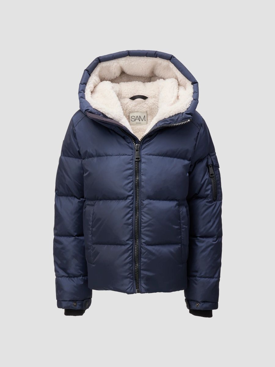 SAM. Boy's Little Boy's & Boy's Parker Puffer Down Jacket - Matte Navy - Size 14