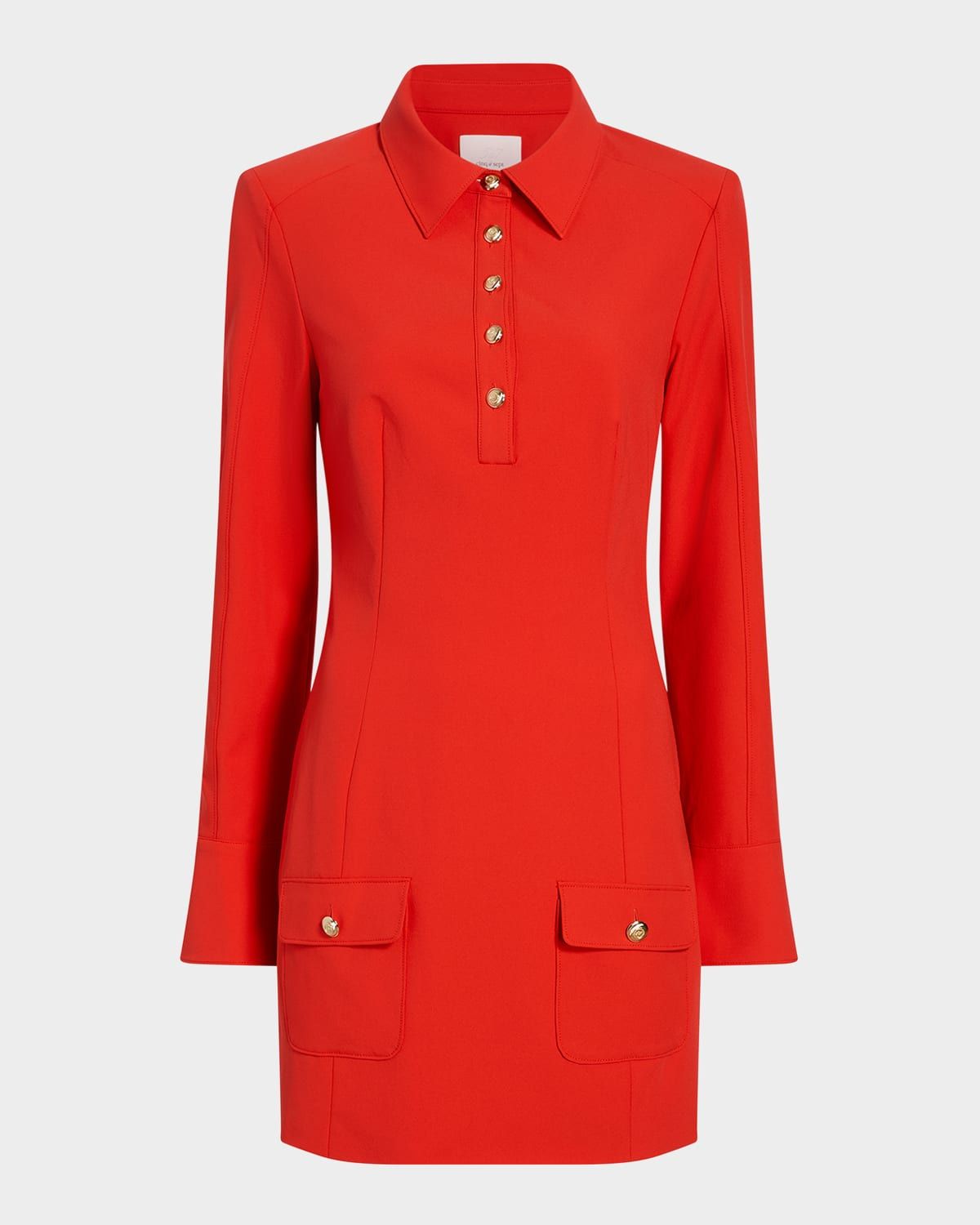 Lea Long-Sleeve Mini Dress