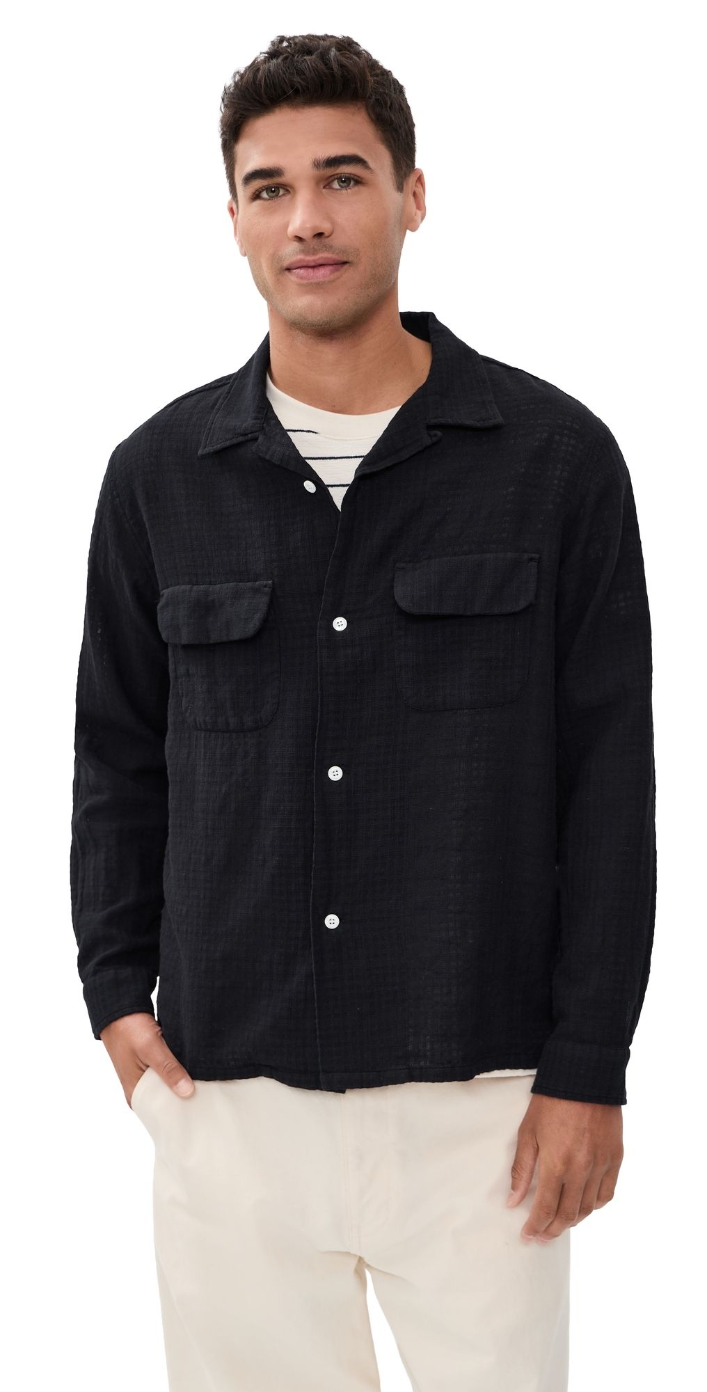 Knickerbocker Penny Loom Shirt Black Black S