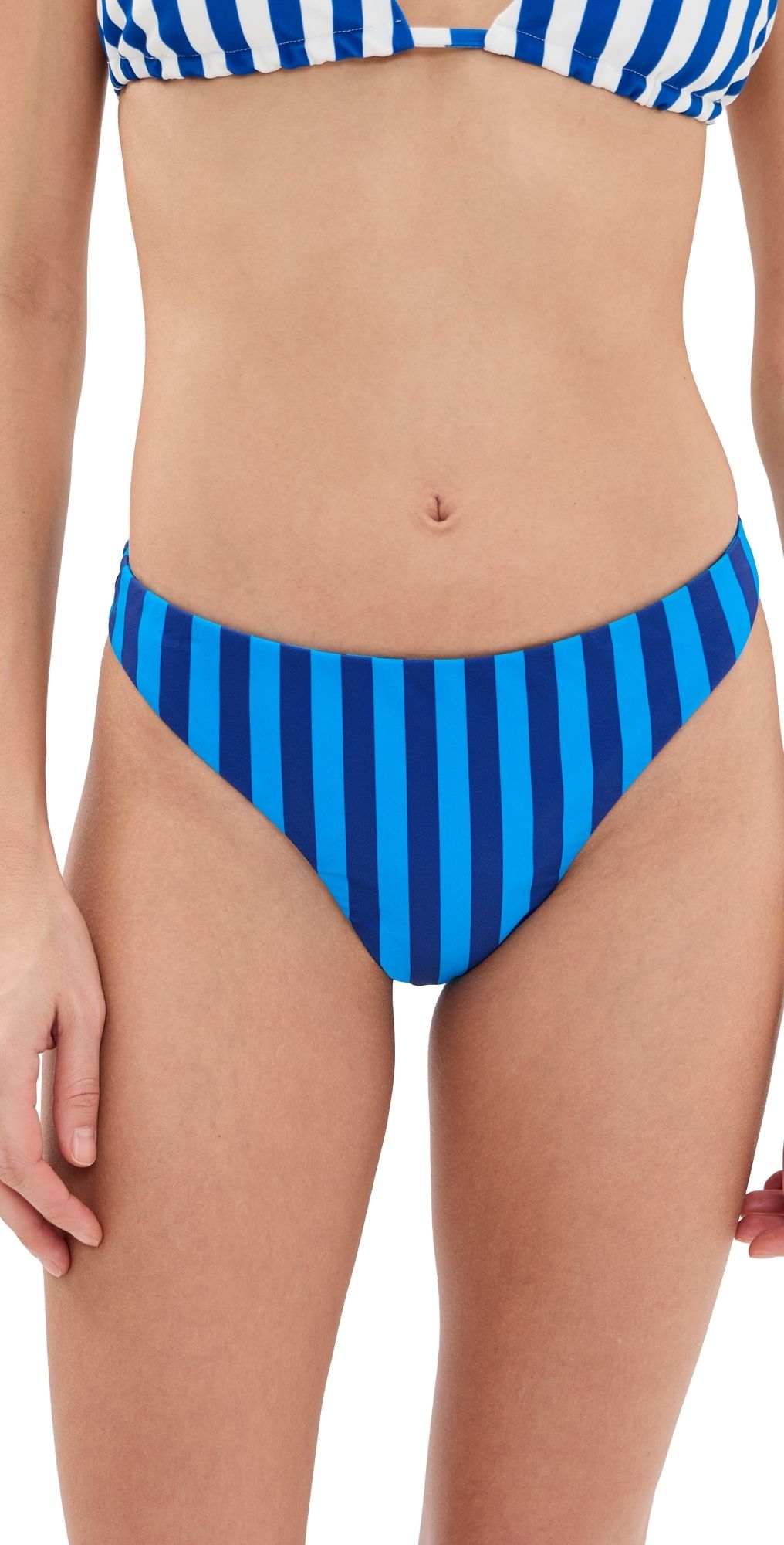 SIMONMILLER Bwai Bikini Bottoms TONAL BLUE STRIPE L