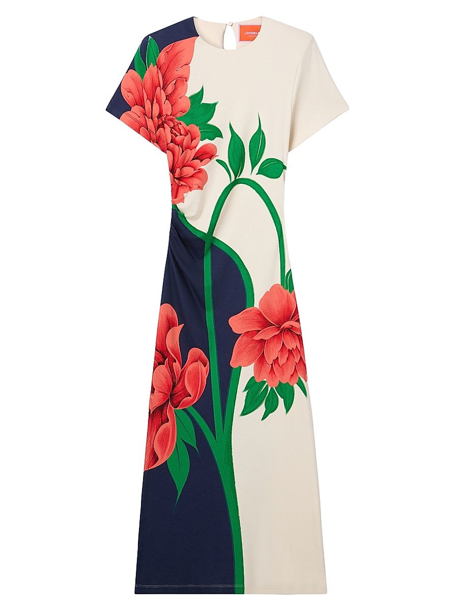 Women's Lela Dress - Queen Peony - Size XL