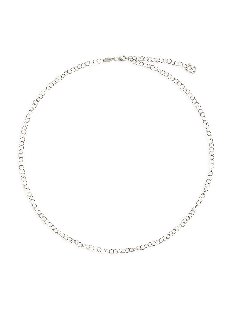 Women's Spare Parts 18K White Gold Chain Necklace/24" - White Gold