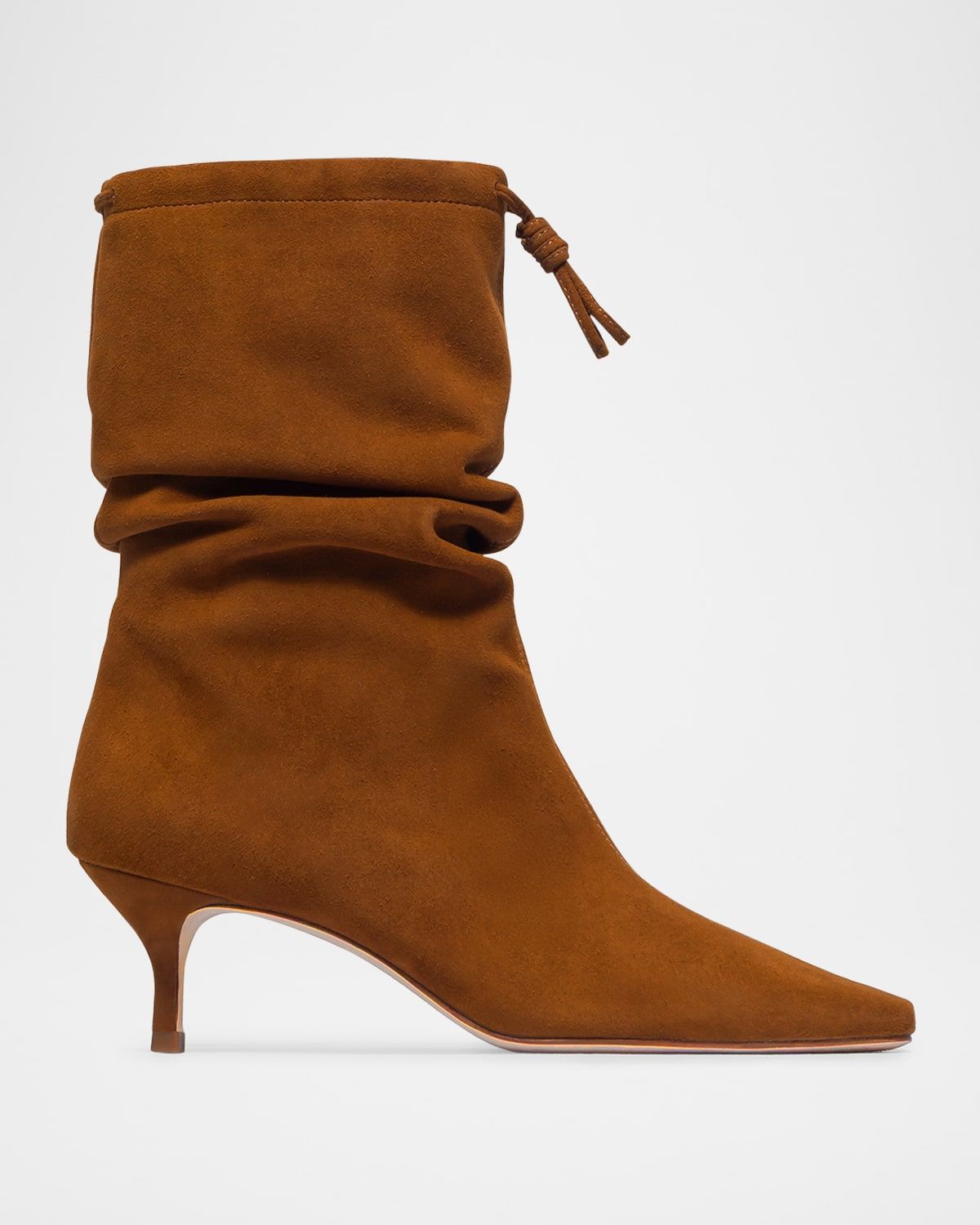 Mazzie Scrunch Suede Ankle Boots