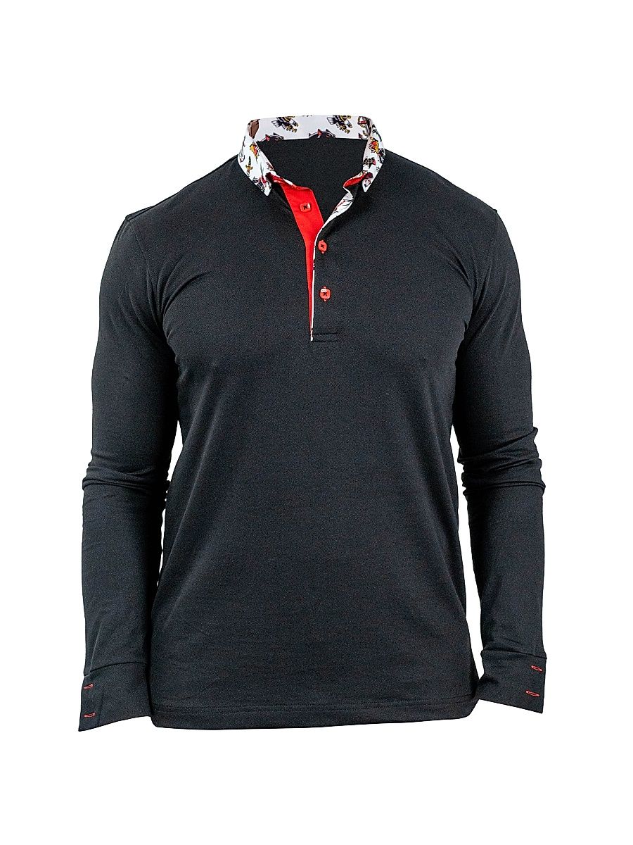 Men's Newton Polo Shirt - Black - Size XXXL
