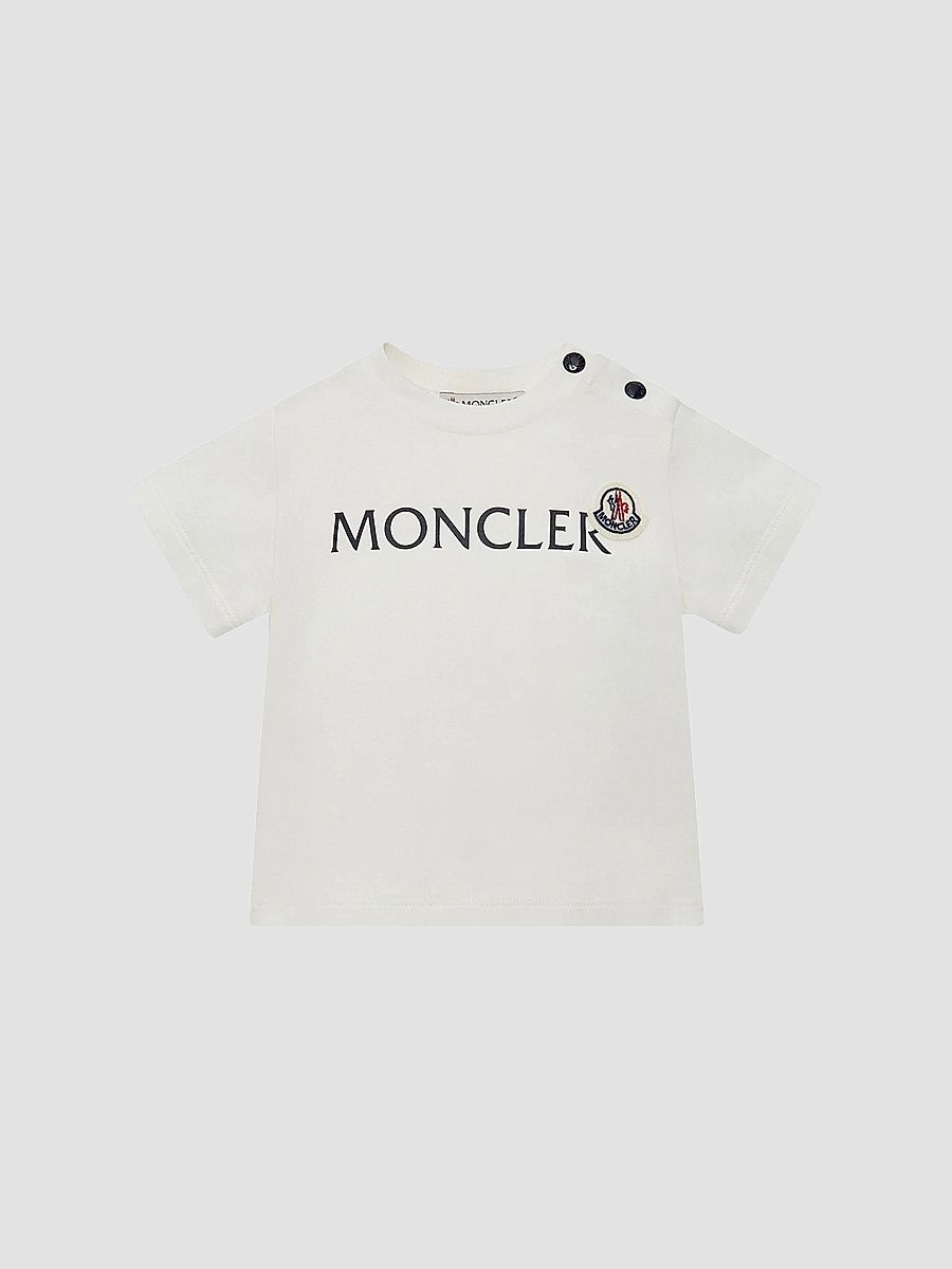 Moncler Boy's Baby Boy's & Little Boy's Crew Neck T-Shirt in Cotton Jersey - White - Size 3