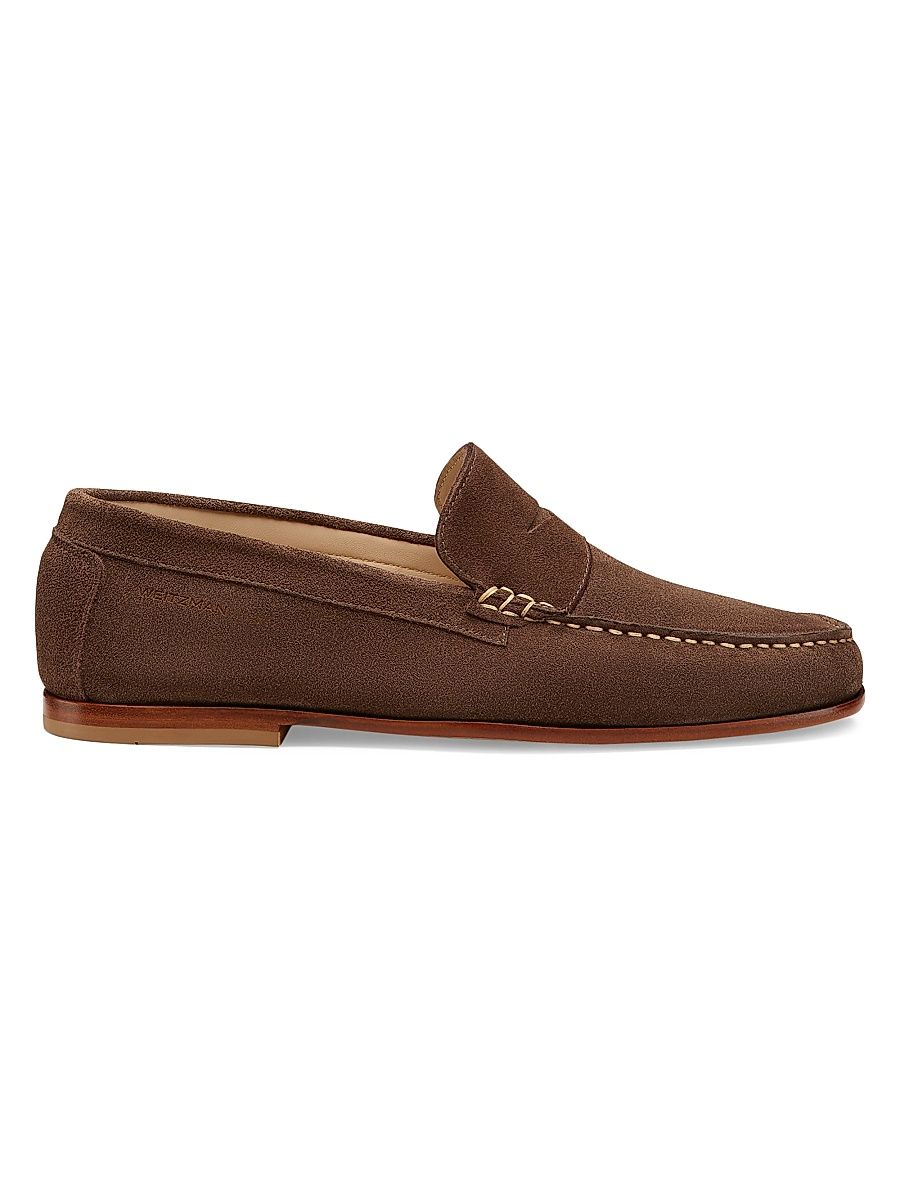 Men's Brady Penny Leather Loafers - Espresso - Size 9.5
