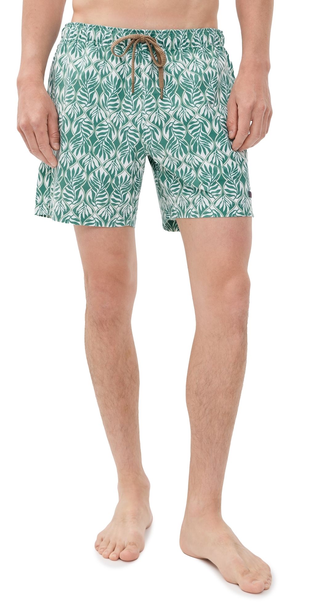Faherty All Day Trunks 6 Biscayne Leafy Vine L