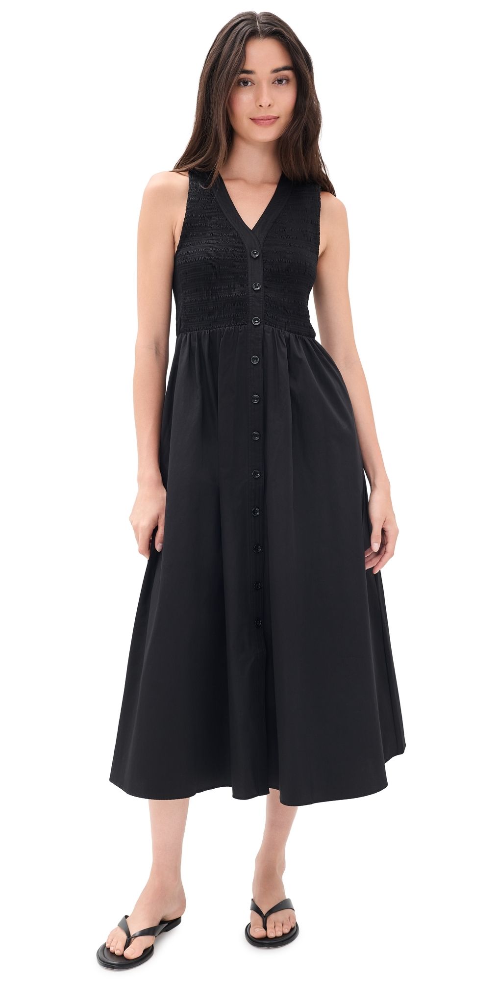 La Ligne Maeva Midi Dress Black M