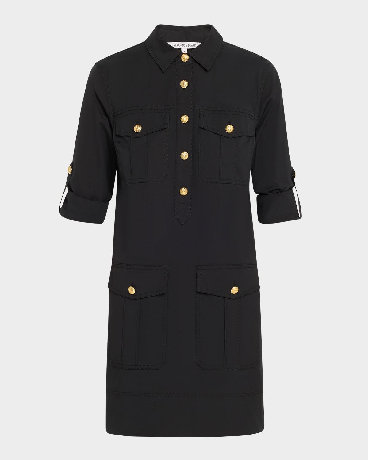 Saude Cotton Mini Shirtdress