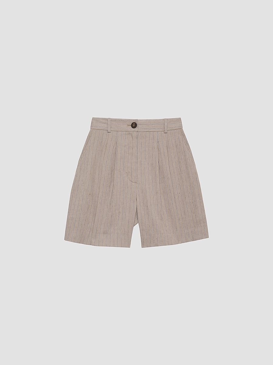 Women's Brice Tailored Pinstripe Shorts - Size 12