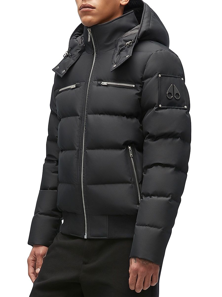 Men's Cloud Quilted Boerum Bomber - Black - Size XXL