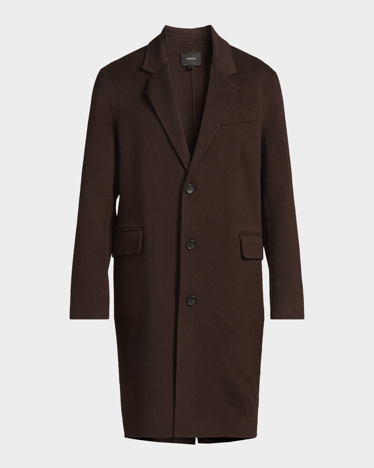 Men & apos;s Splittable Wool-Blend Single-Breasted Topcoat