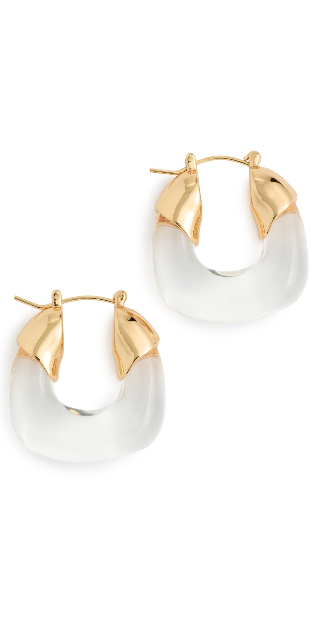Lizzie Fortunato Mini Hoops Gold One Size
