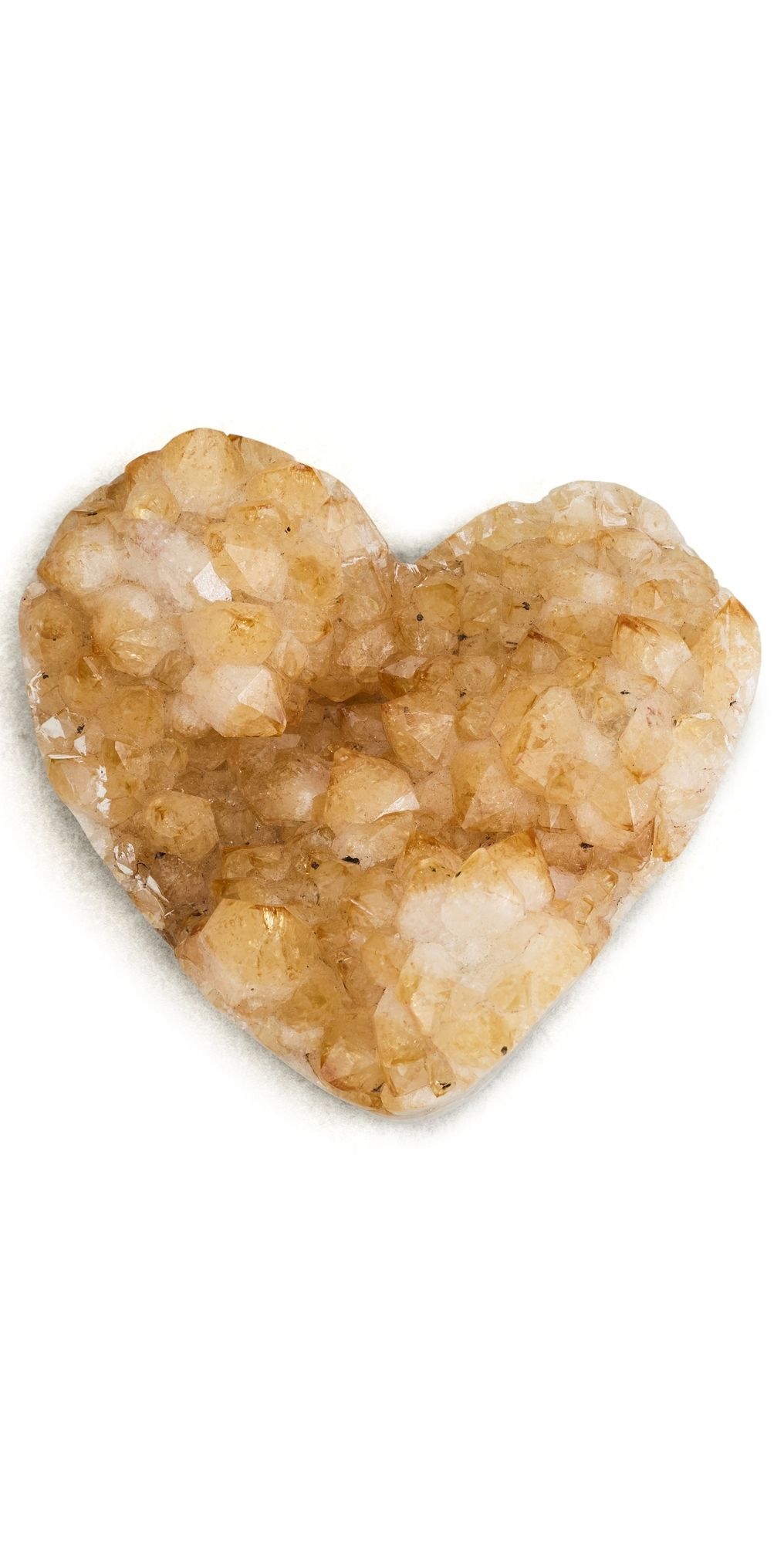 JIA JIA Medium Citrine Heart Citrine One Size