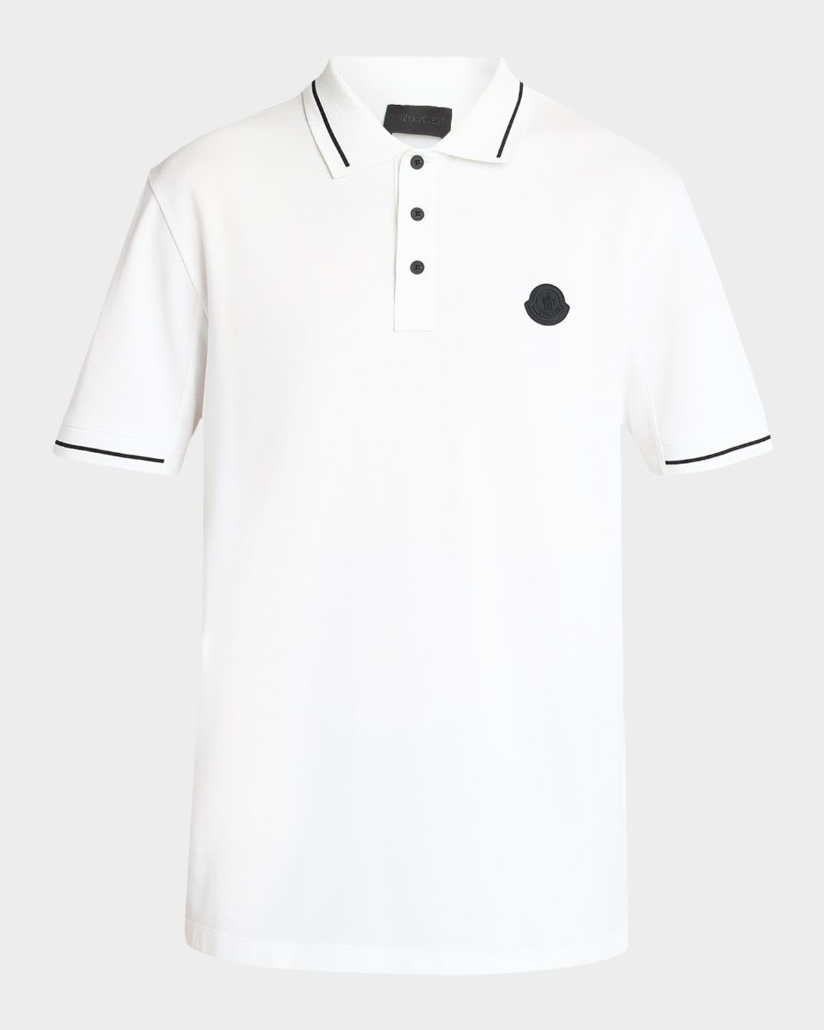 Men & apos;s Logo Patch Cotton Pique Polo Shirt