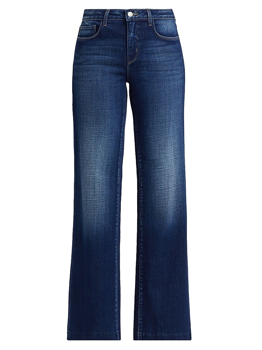 Women's Joanne Low-Rise Wide-Leg Jeans - Haven - Size 29