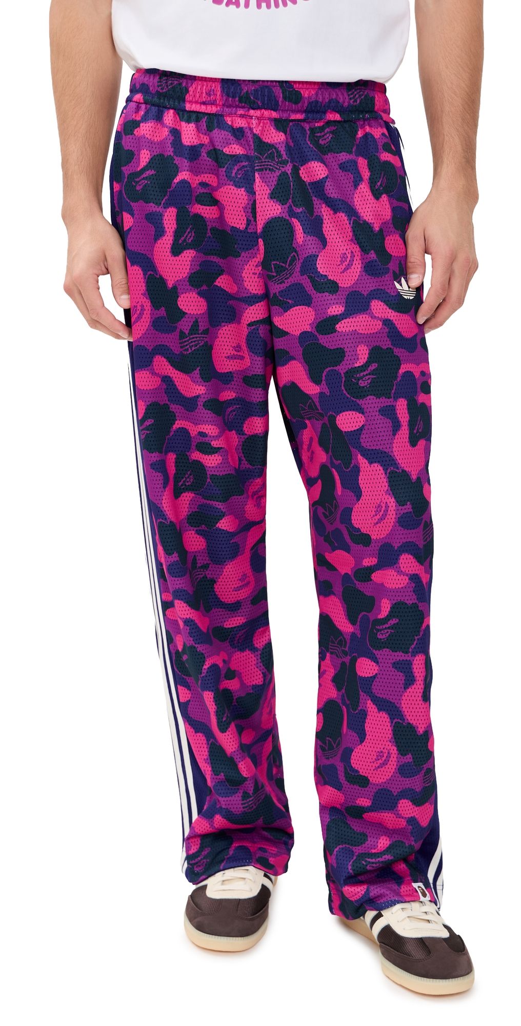 adidas Adidas x Bape Reversible Mesh Adibreak Pants Collegiate Purple XS