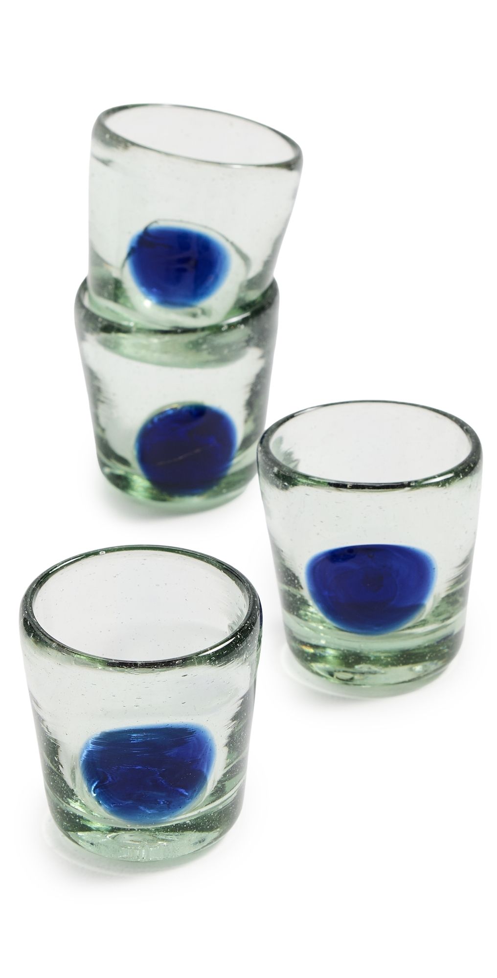 Studio Conchita Glass Chiquito Set of 4 Cobalto One Size