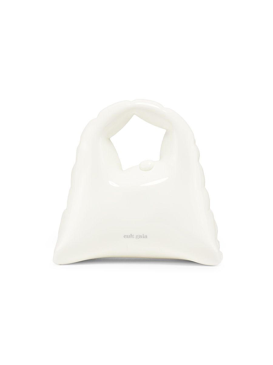 Women's Inara Acrylic Top Handle Bag - White